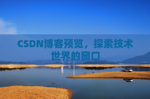 CSDN博客预览，探索技术世界的窗口